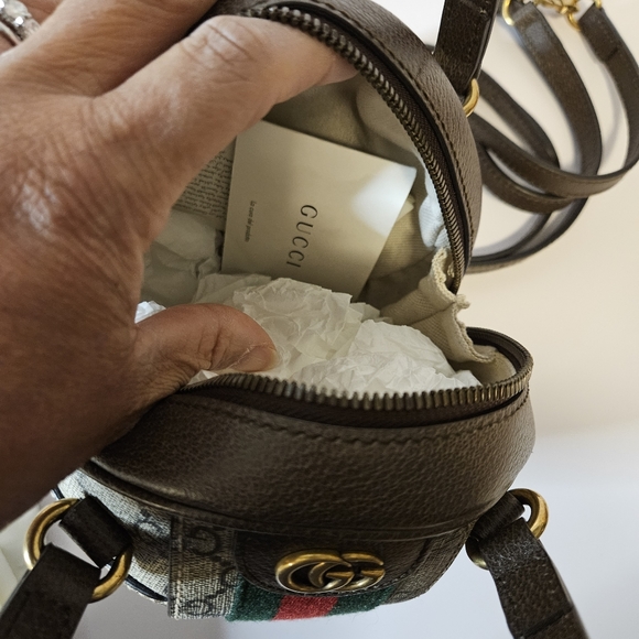 Gucci Ophidia GG Mini Basketball Shoulder Bag - Picture 7 of 12